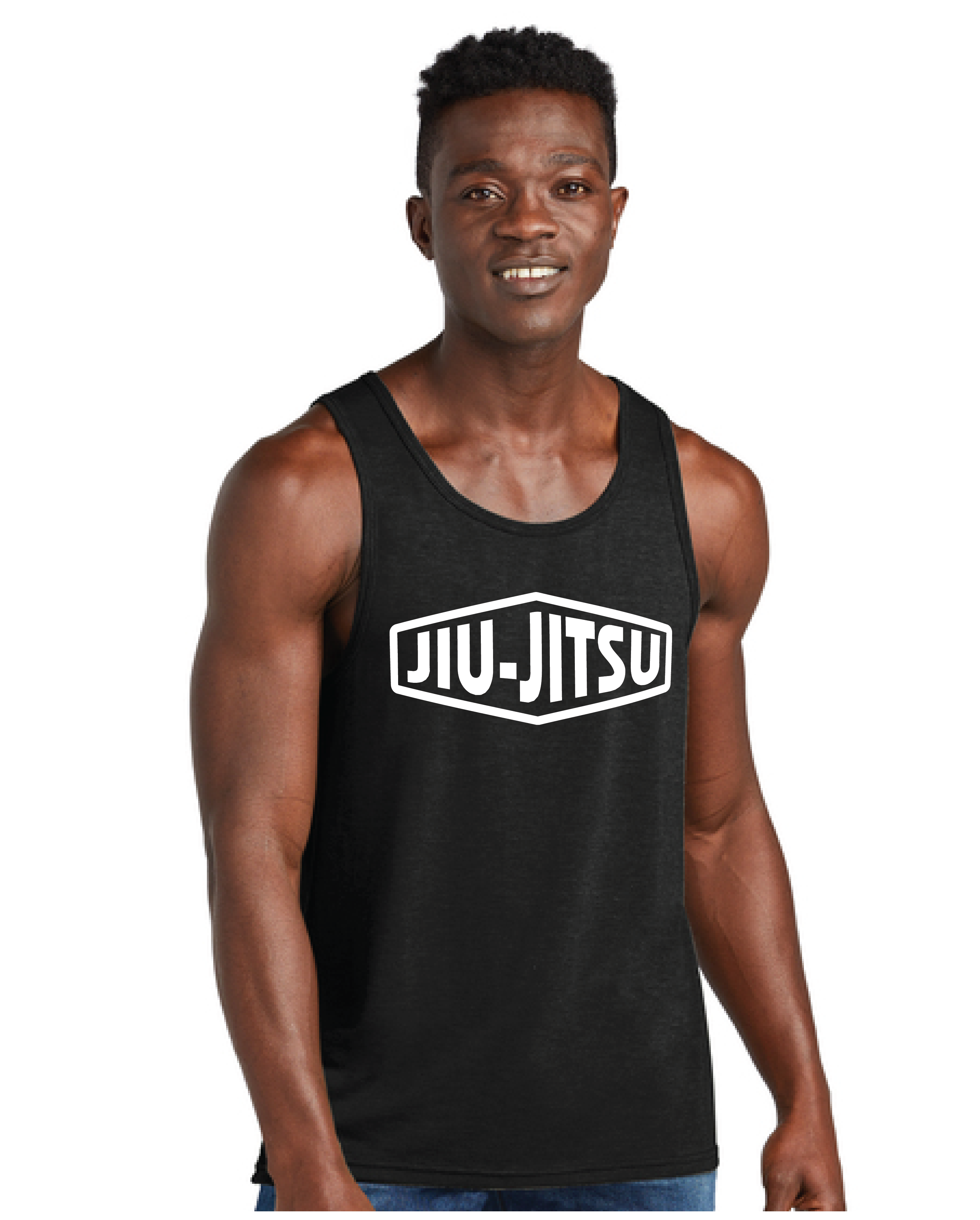 Jiu-Jitsu Badge Logo Tank Top – Clean & Bold BJJ Lifestyle Shirt