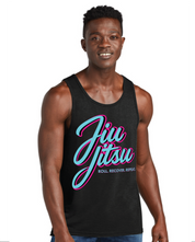 Roll Recover Repeat Jiu-Jitsu Tank Top – Retro 80s Miami Style BJJ Tank 