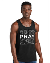 Pray vs Prey Jiu-Jitsu Tank Top – Faith and Fight BJJ Grappling Shirt for Training and Open Mat 