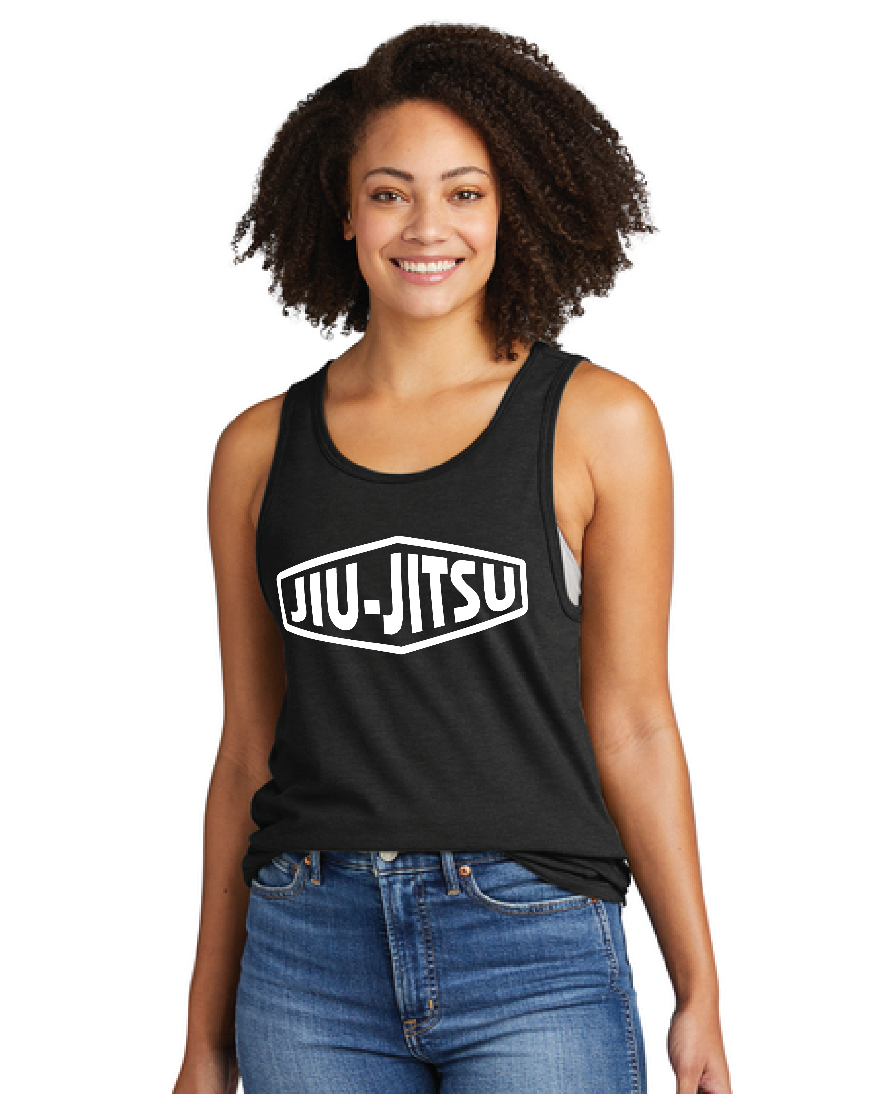 Jiu-Jitsu Badge Logo Tank Top – Clean & Bold BJJ Lifestyle Shirt