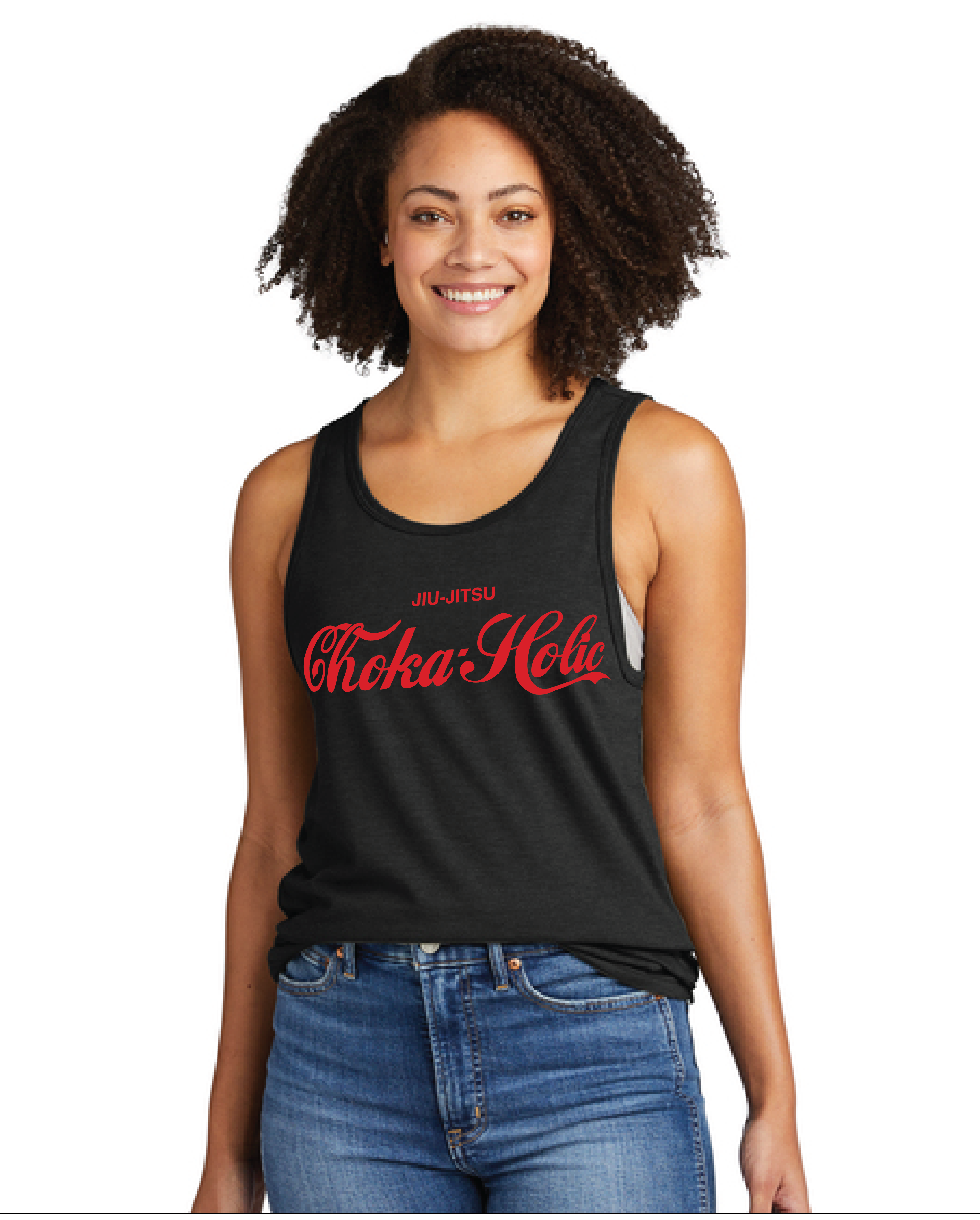 Choka-Holic Jiu-Jitsu Tank Top – Funny BJJ Parody Shirt