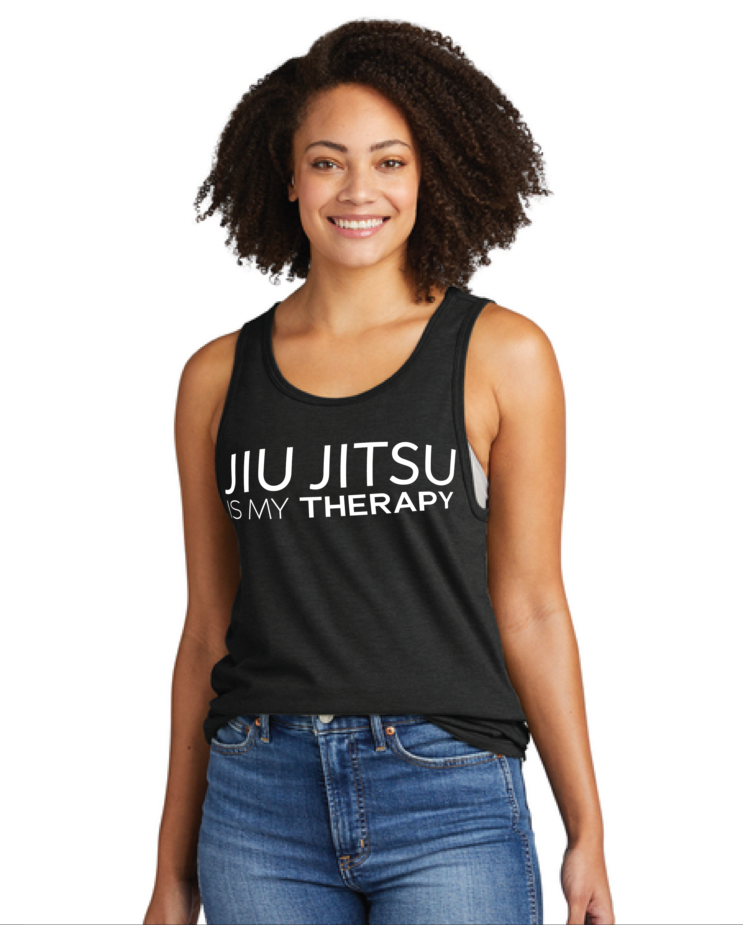 Jiu-Jitsu Is My Therapy Tank Top – BJJ Lifestyle & Mindset Shirt