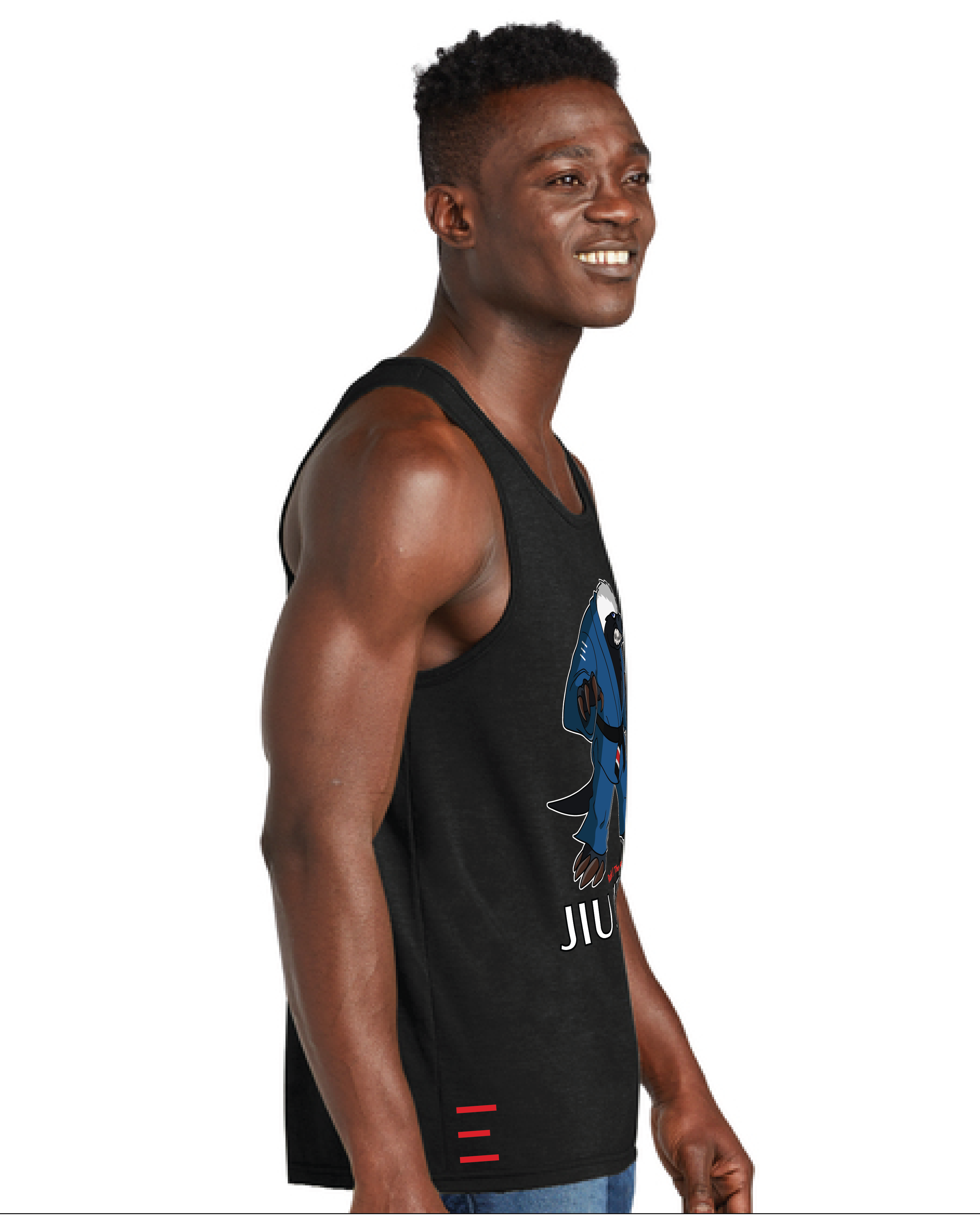 Razik the Honey Badger Jiu-Jitsu Tank Top – BJJ Animals Series Scrappy Grappler