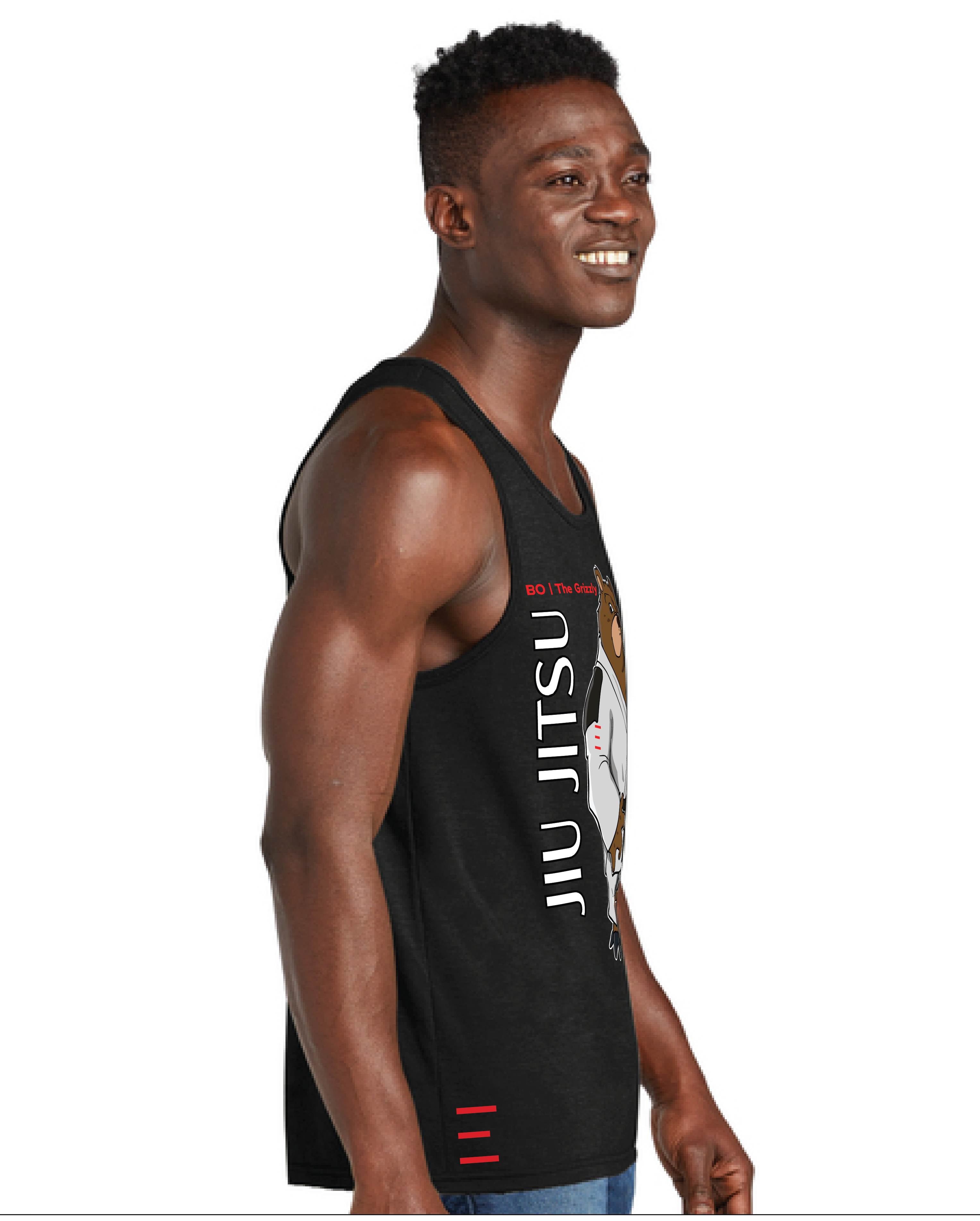 BO the Grizzly Jiu-Jitsu Tank Top – Fun Character BJJ Shirt