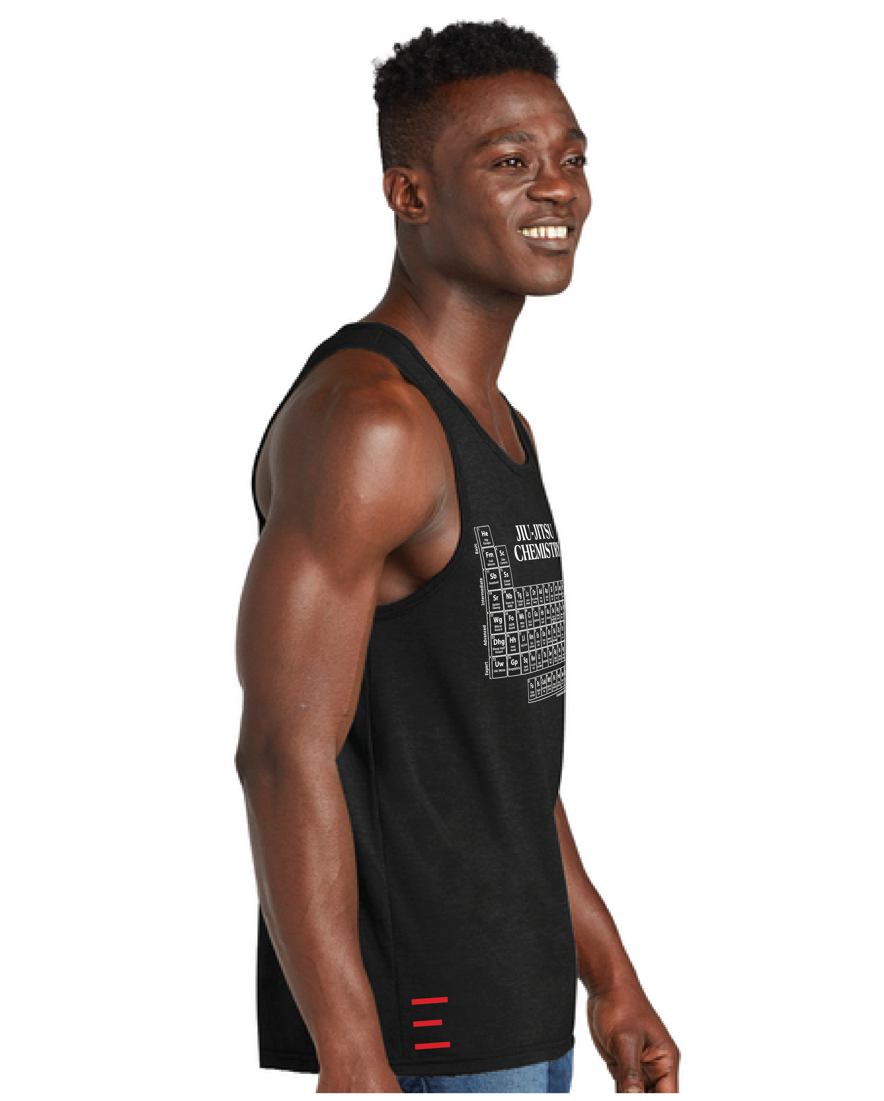 Jiu-Jitsu Chemistry Tank Top – BJJ Techniques & Periodic Table Shirt