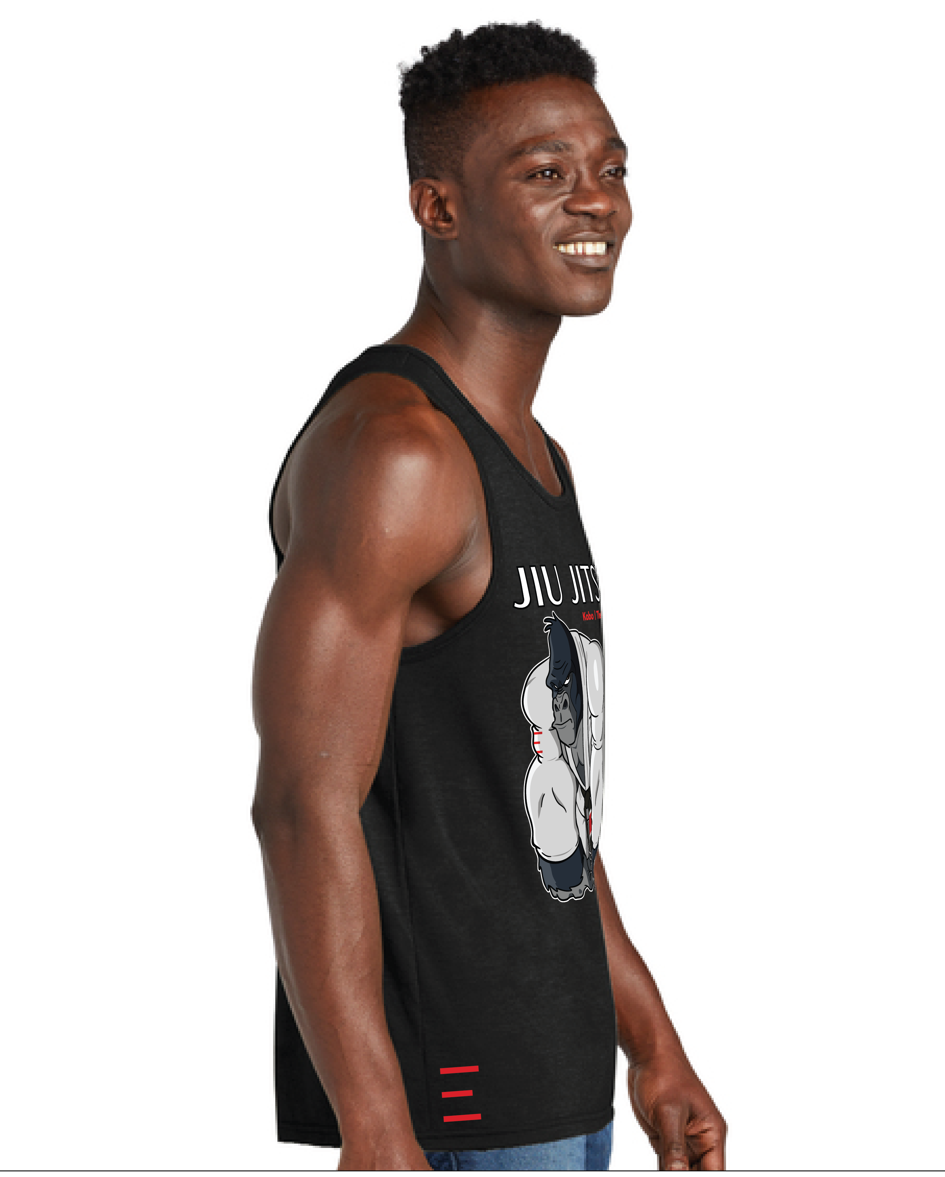 Kobo the Gorilla Jiu-Jitsu Tank Top – BJJ Animals Series Power Game Shirt