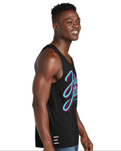 Roll Recover Repeat Jiu-Jitsu Tank Top – Retro 80s Miami Style BJJ Tank 