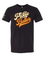 Pickle Baller (Cream & Orange) - Funny PickleBall t-shirt Vintage style