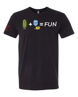 Pickle + Paddle = Fun Pickleball T-Shirt - Cute and Playful Design