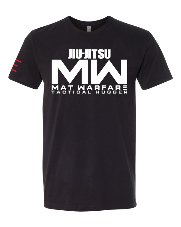 Jiu-Jitsu MW Tactical Hugger Tee - Mat Warfare Parody funny shirt 