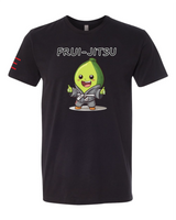 Frui-Jitsu Avocado Wearing a Gi Cartoon Shirt - Funny Cute Avocado