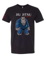 Kai the Unmovable Hippo – Adult BJJ Premium T-shirt