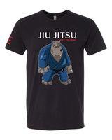 Kai the Unmovable Hippo – Adult BJJ Premium T-shirt