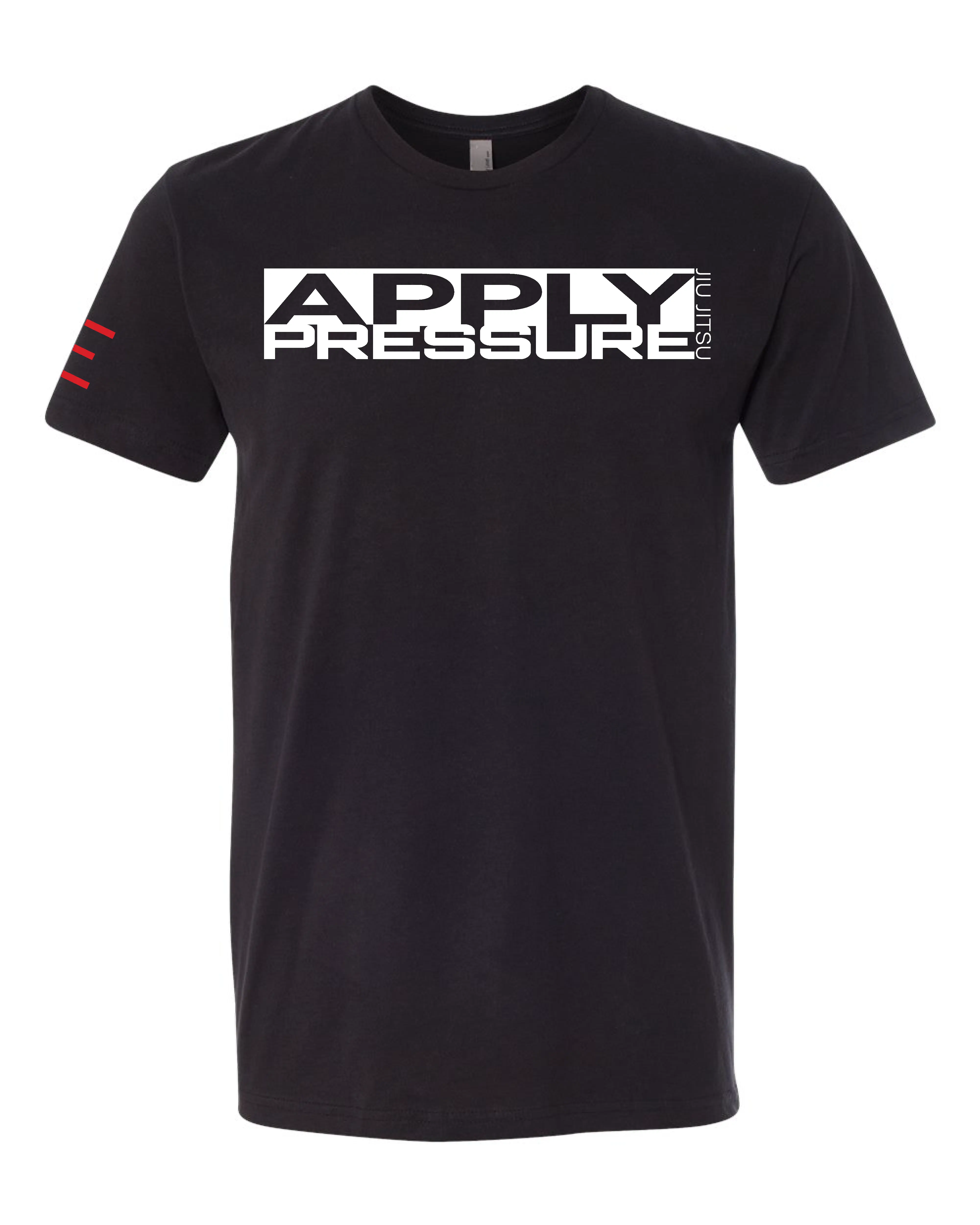 Apply Pressure Jiu-Jitsu T-Shirt - Technique Motivational BJJ Apparel 