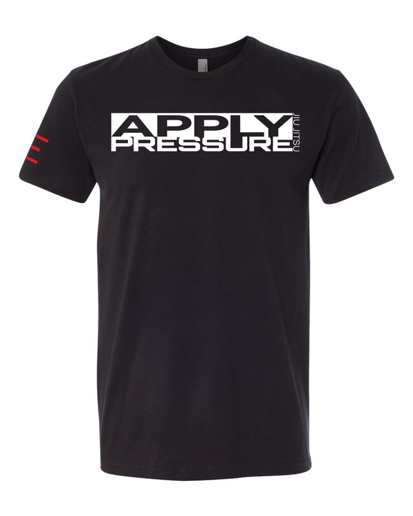 Apply Pressure Jiu-Jitsu T-Shirt - Technique Motivational BJJ Apparel 