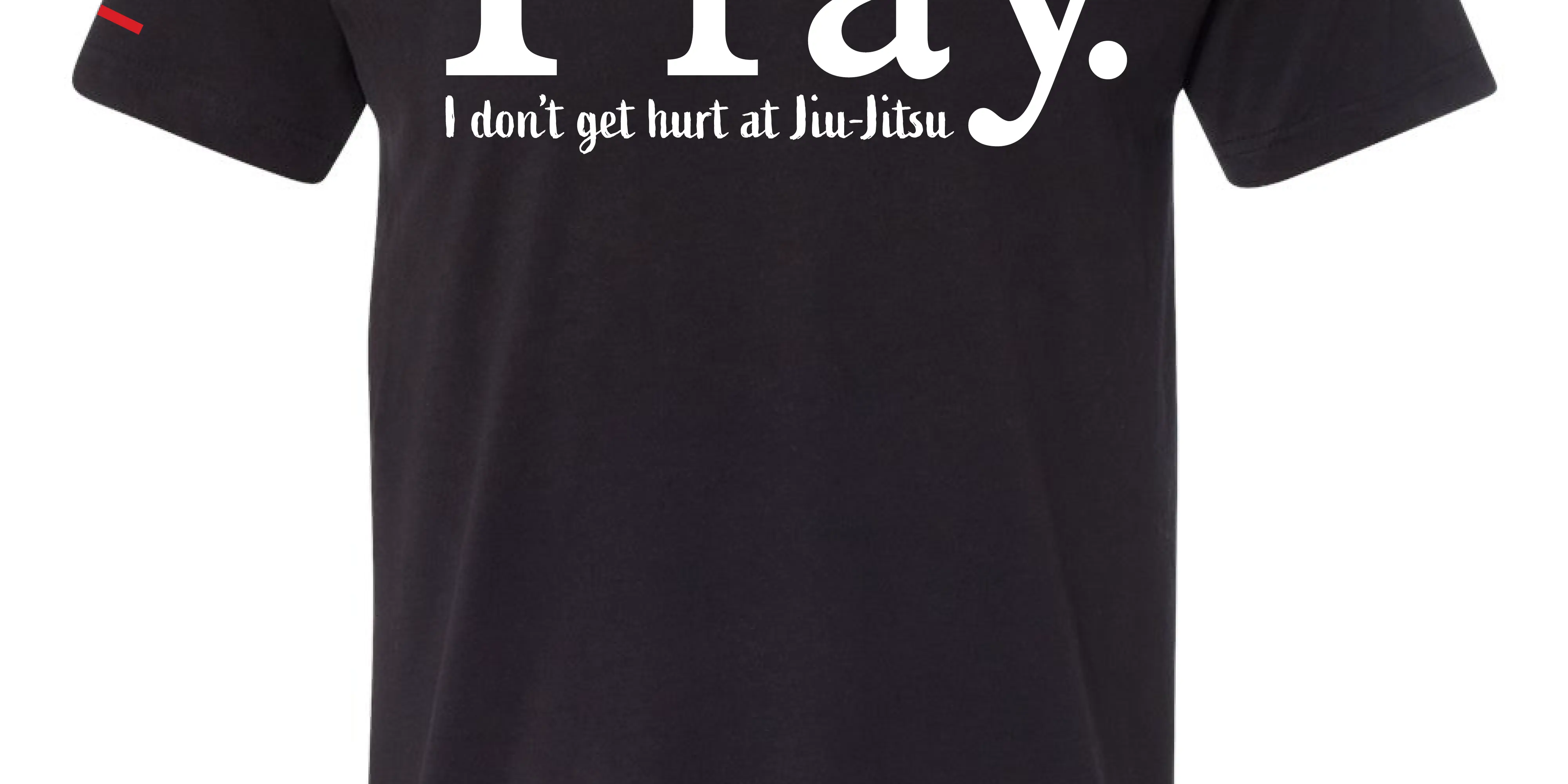Pray Jiu-Jitsu T-Shirt – Funny BJJ Injury Prevention Shirt for Grapplers 