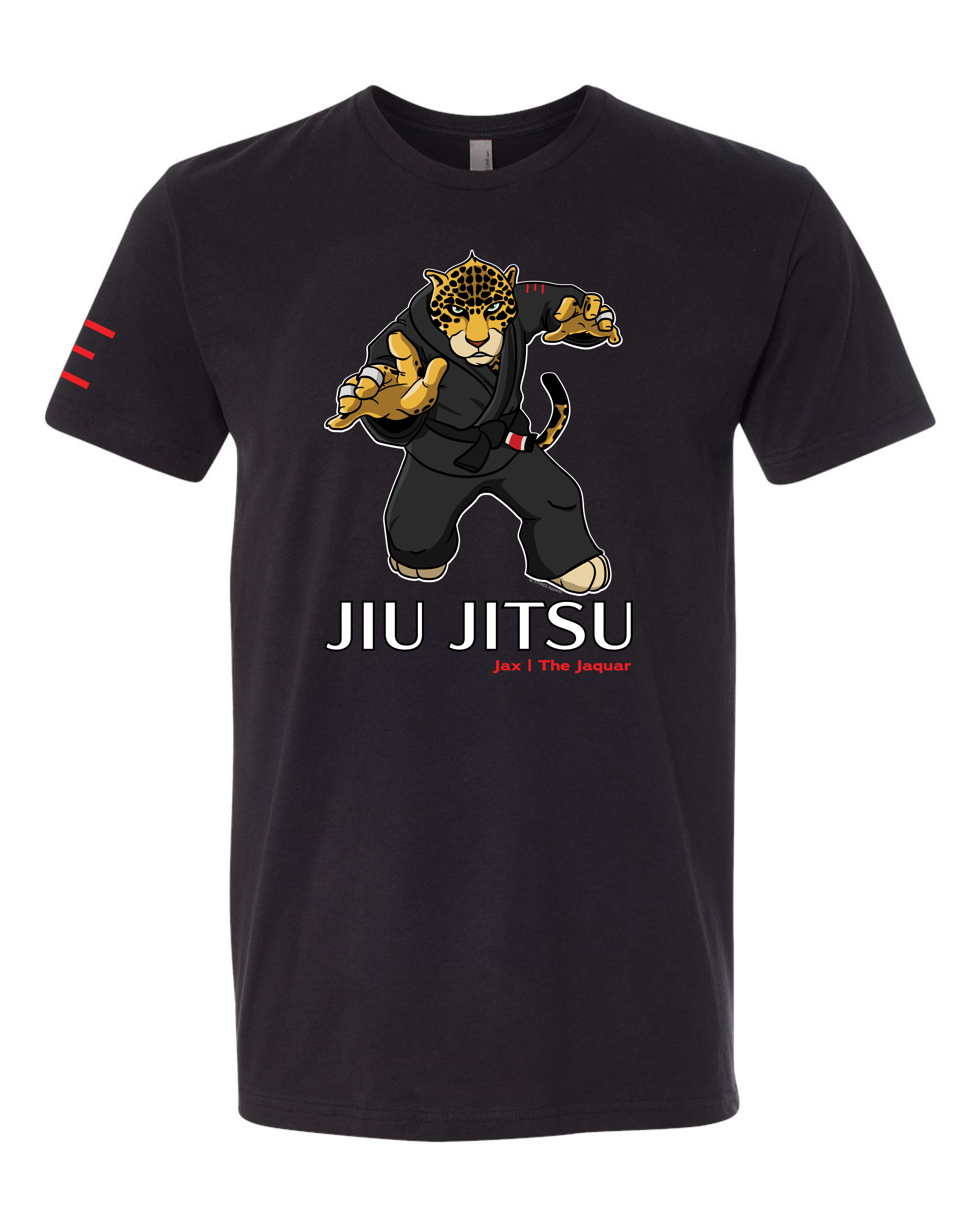Jax the Agile Jaguar – Adult BJJ Premium T-shirt