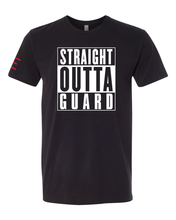 Straight Outta Guard: Premium Conversation Starter T-Shirt for Jiu-Jitsu Enthusiasts 