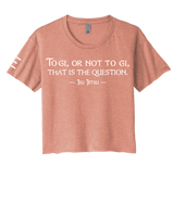 "To Gi or Not to Gi" Jiu-Jitsu Crop Top