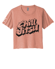 "Chill Jitsu" Jiu-Jitsu Women's Crop Top - 3Three Apparel LLC.