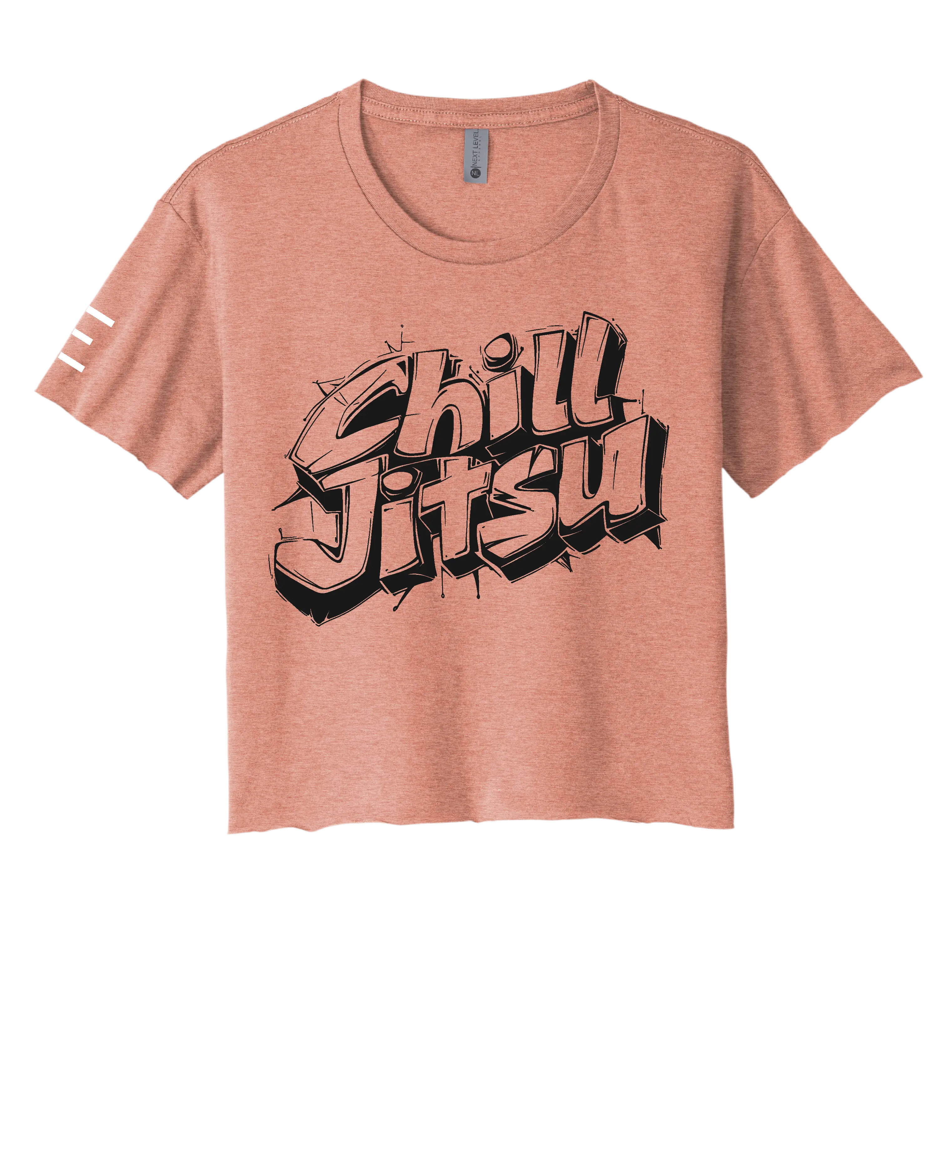 "Chill Jitsu" Jiu-Jitsu Women's Crop Top - 3Three Apparel LLC.