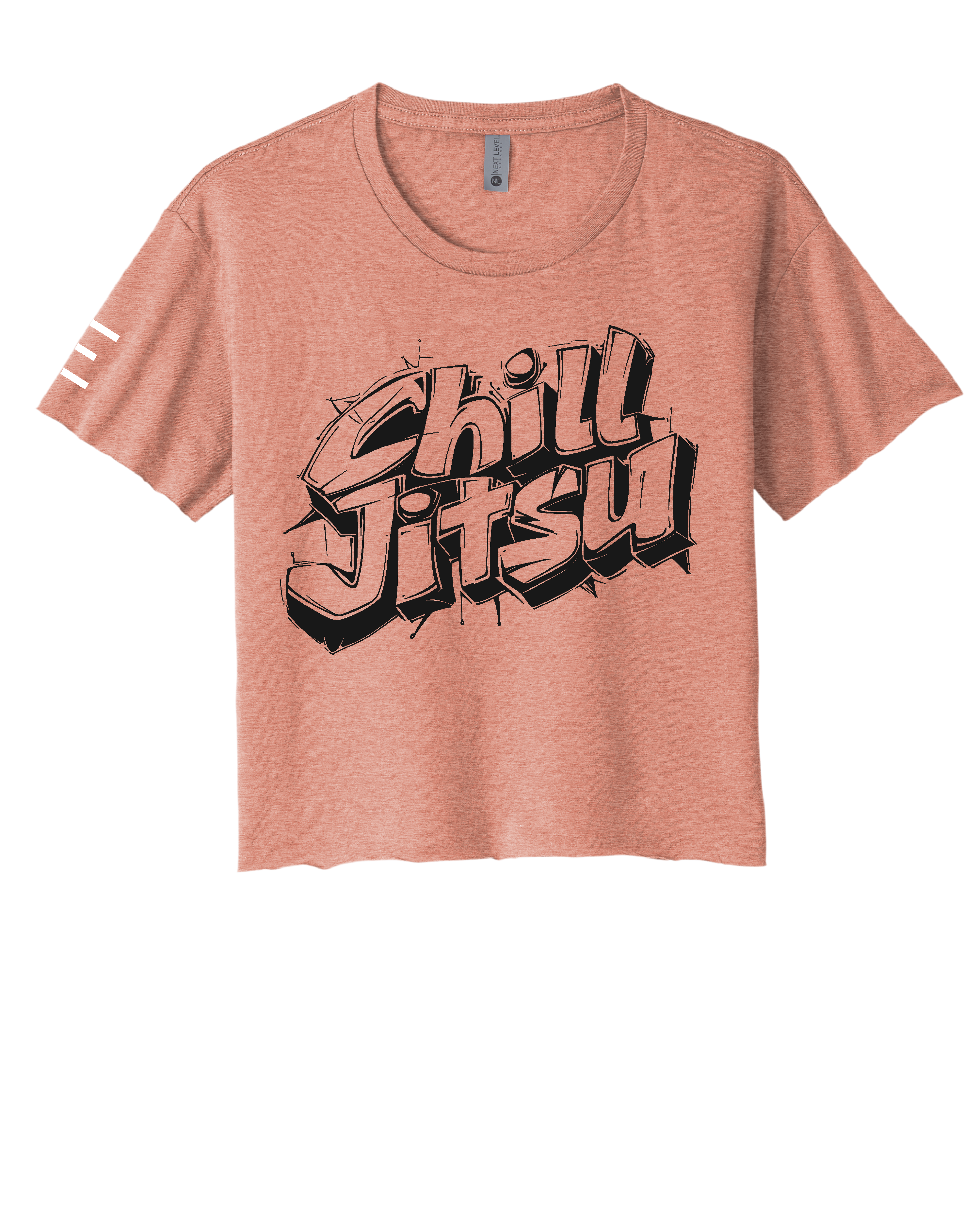 "Chill Jitsu" Jiu-Jitsu Women's Crop Top - 3Three Apparel LLC.