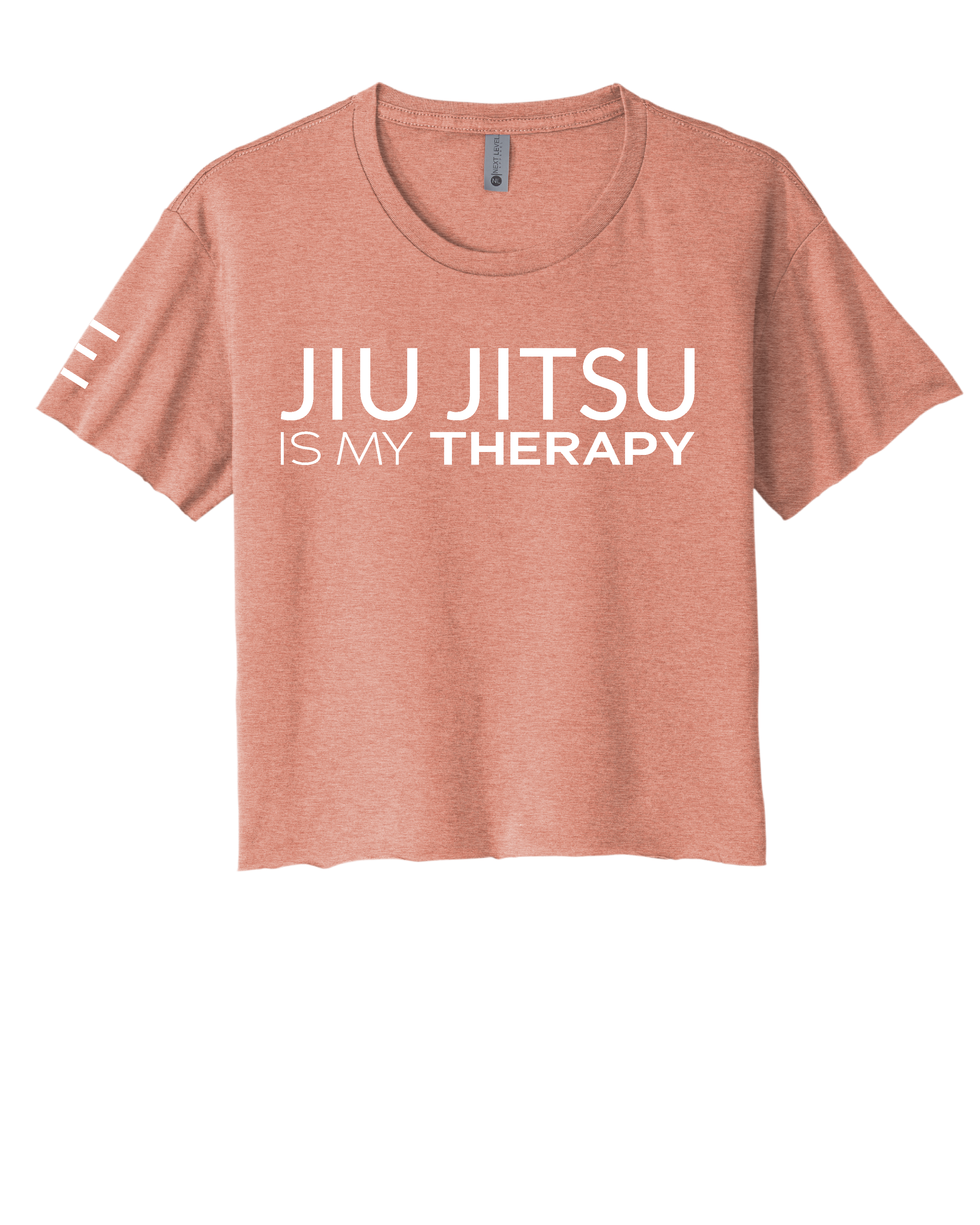 "Jiu Jitsu is My Therapy" Women's Crop Top - 3Three Apparel LLC.