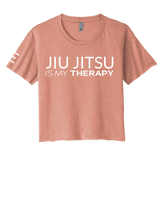 "Jiu Jitsu is My Therapy" Women's Crop Top