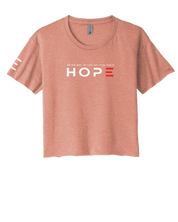 Hope - On the Mat, In Life - Jiu-Jitsu Women's Crop Top - 3Three Apparel LLC.