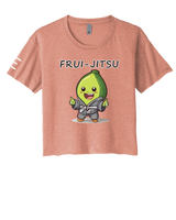 Meet the Frui-Jitsu Avocado Women's Crop Top - Fun Meets Fierce! 🥑