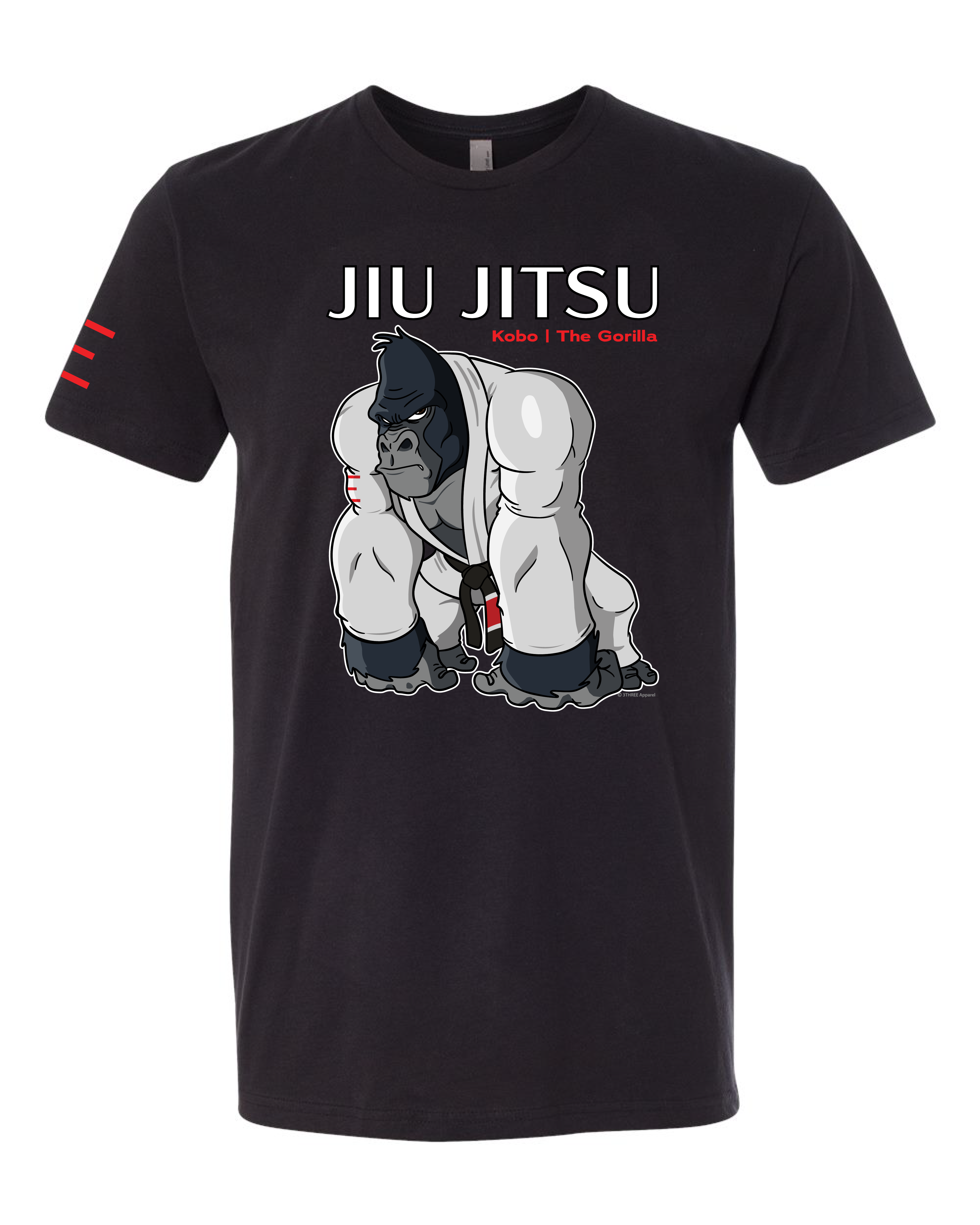 Kobo the Relentless Gorilla – Adult BJJ Premium T-shirt