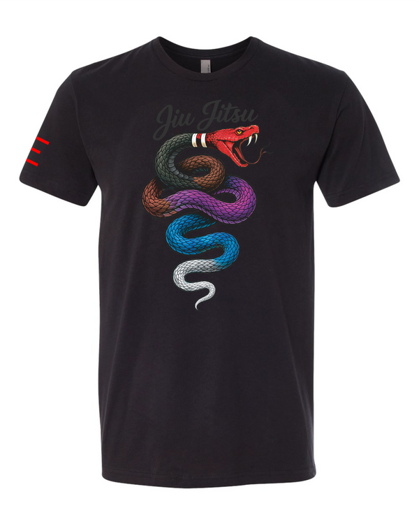 BJJ Belt Snake T-Shirt – Adult BJJ Premium T-shirt 