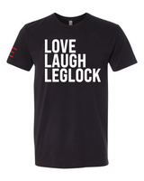 Love, Laugh, Leglock - BJJ Funny Meme Premium T-Shirt