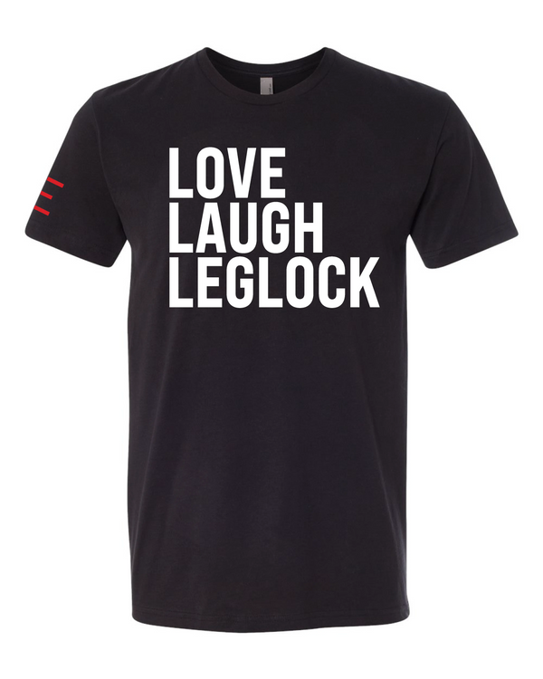Love, Laugh, Leglock - BJJ Funny Meme Premium T-Shirt 