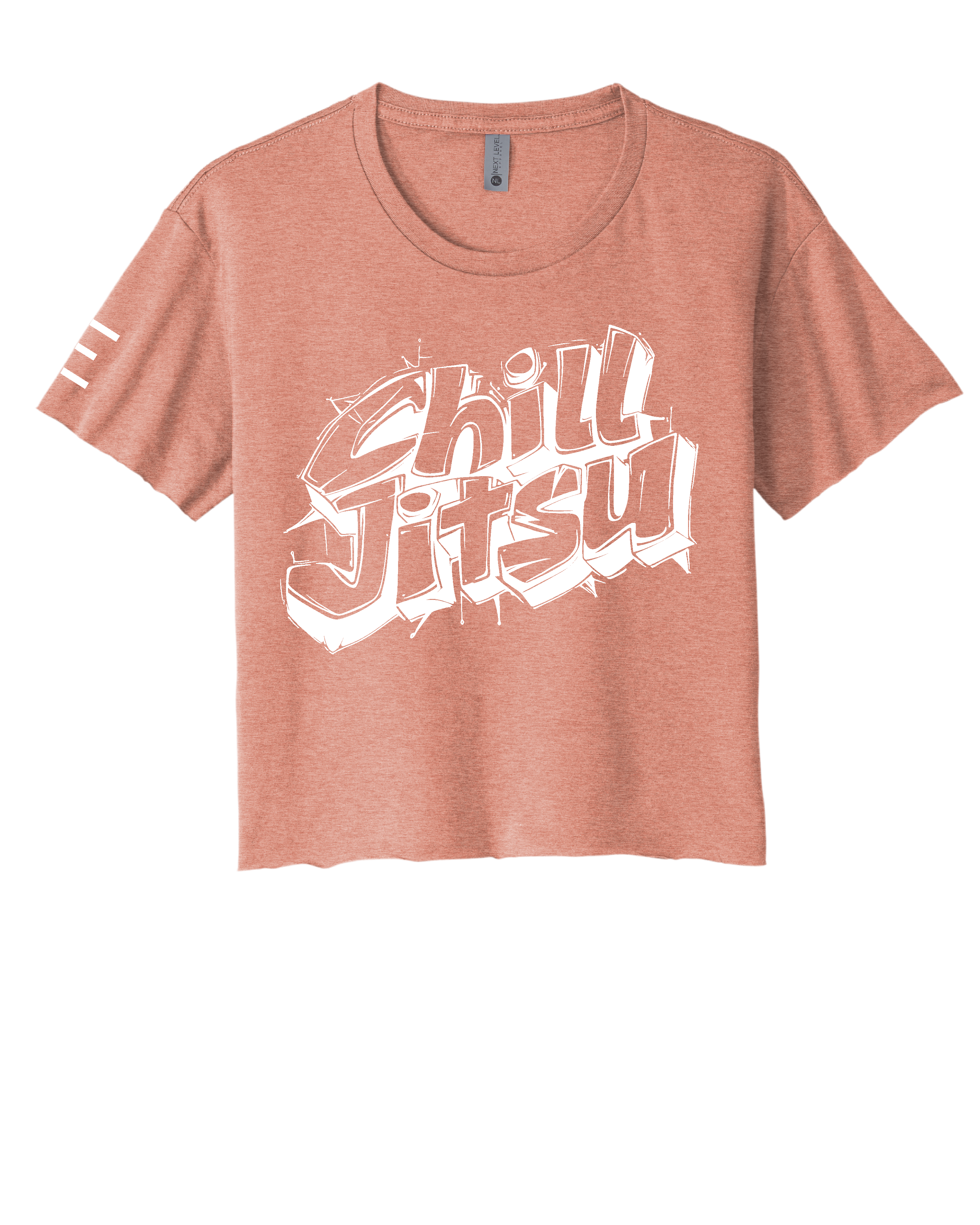 "Chill Jitsu" Jiu-Jitsu Women's Crop Top - 3Three Apparel LLC.