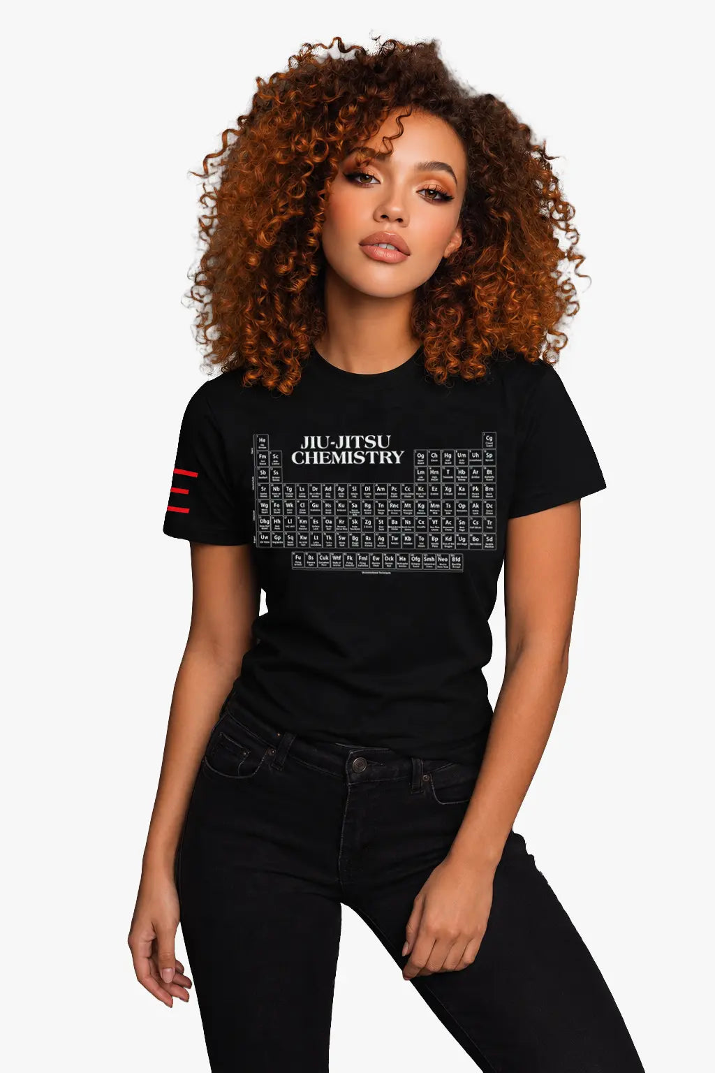 Jiu-Jitsu Chemistry Shirt - Periodic Table of Jiu-Jitsu BJJ Enthusiasts