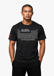 Jiu-Jitsu Chemistry Shirt - Periodic Table of Jiu-Jitsu BJJ Enthusiasts 