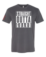 Straight Outta Guard: Premium Conversation Starter T-Shirt for Jiu-Jitsu Enthusiasts
