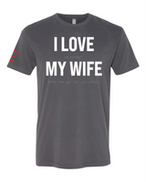 "I LOVE MY WIFE" Hidden Message Jiu-Jitsu Funny T-Shirt