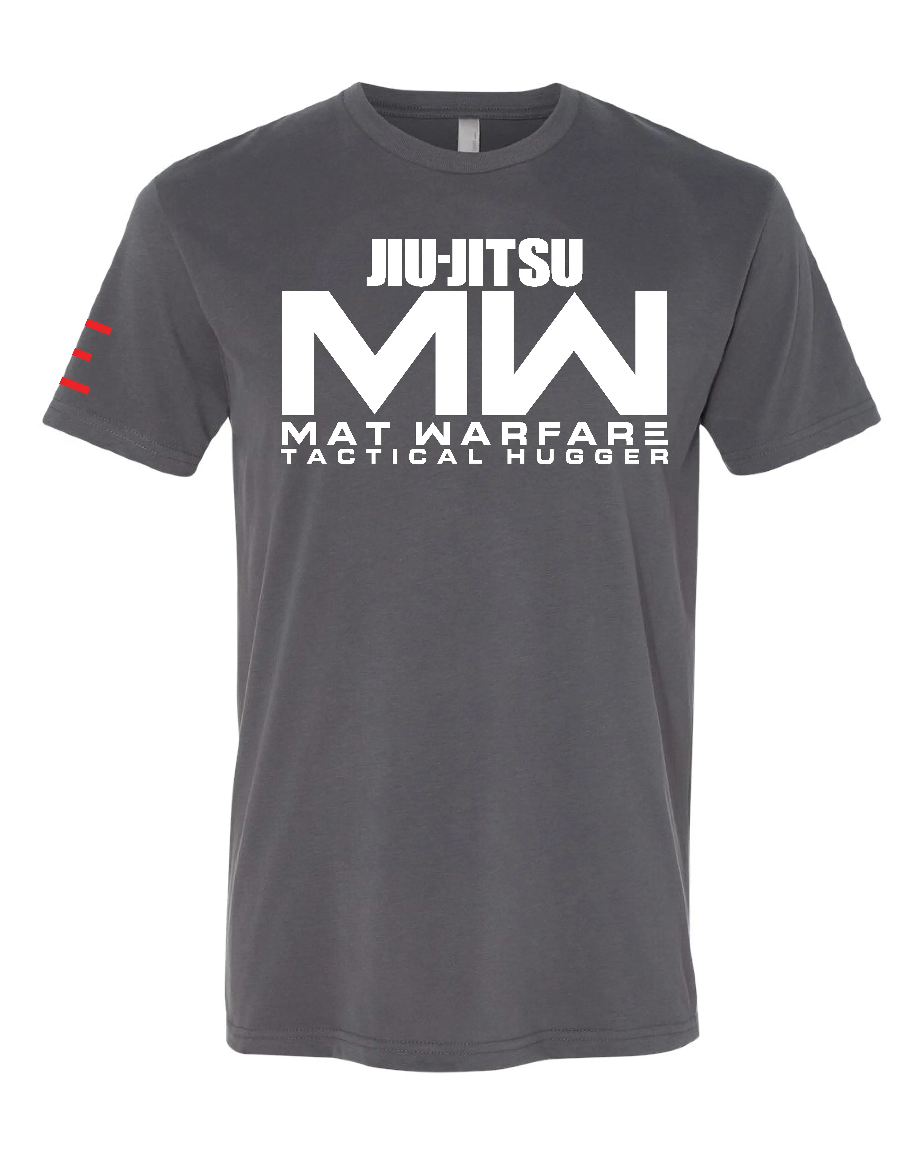 Jiu-Jitsu MW Tactical Hugger Tee - Mat Warfare Parody funny shirt 
