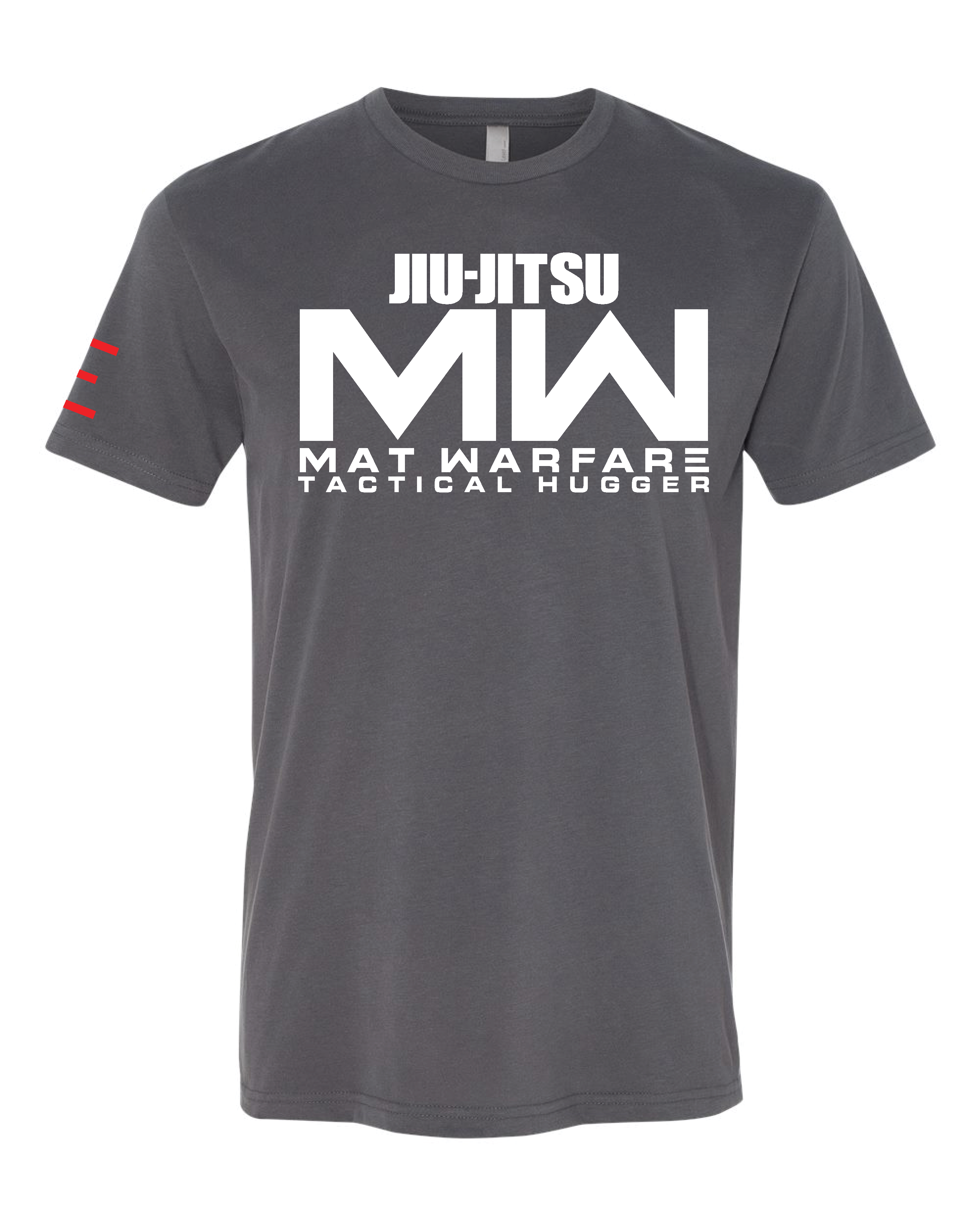 Jiu-Jitsu MW Tactical Hugger Tee - Mat Warfare Parody funny shirt 