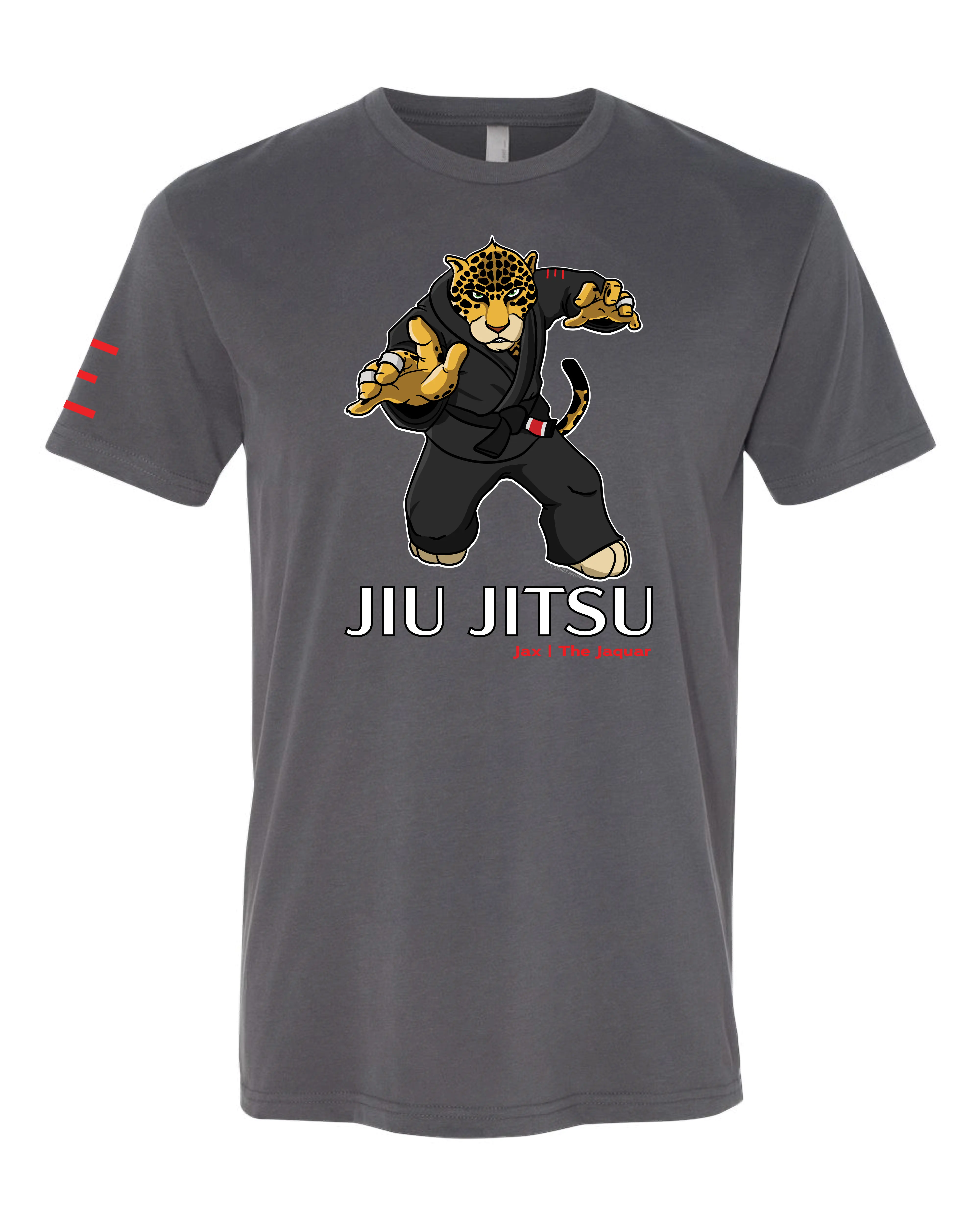 Jax the Agile Jaguar – Adult BJJ Premium T-shirt 