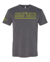 NEON BELLY V2 (Knee on Belly) Jiu-Jitsu Shirt - BJJ Funny Meme Premium T-Shirt