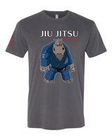 Kai the Unmovable Hippo – Adult BJJ Premium T-shirt