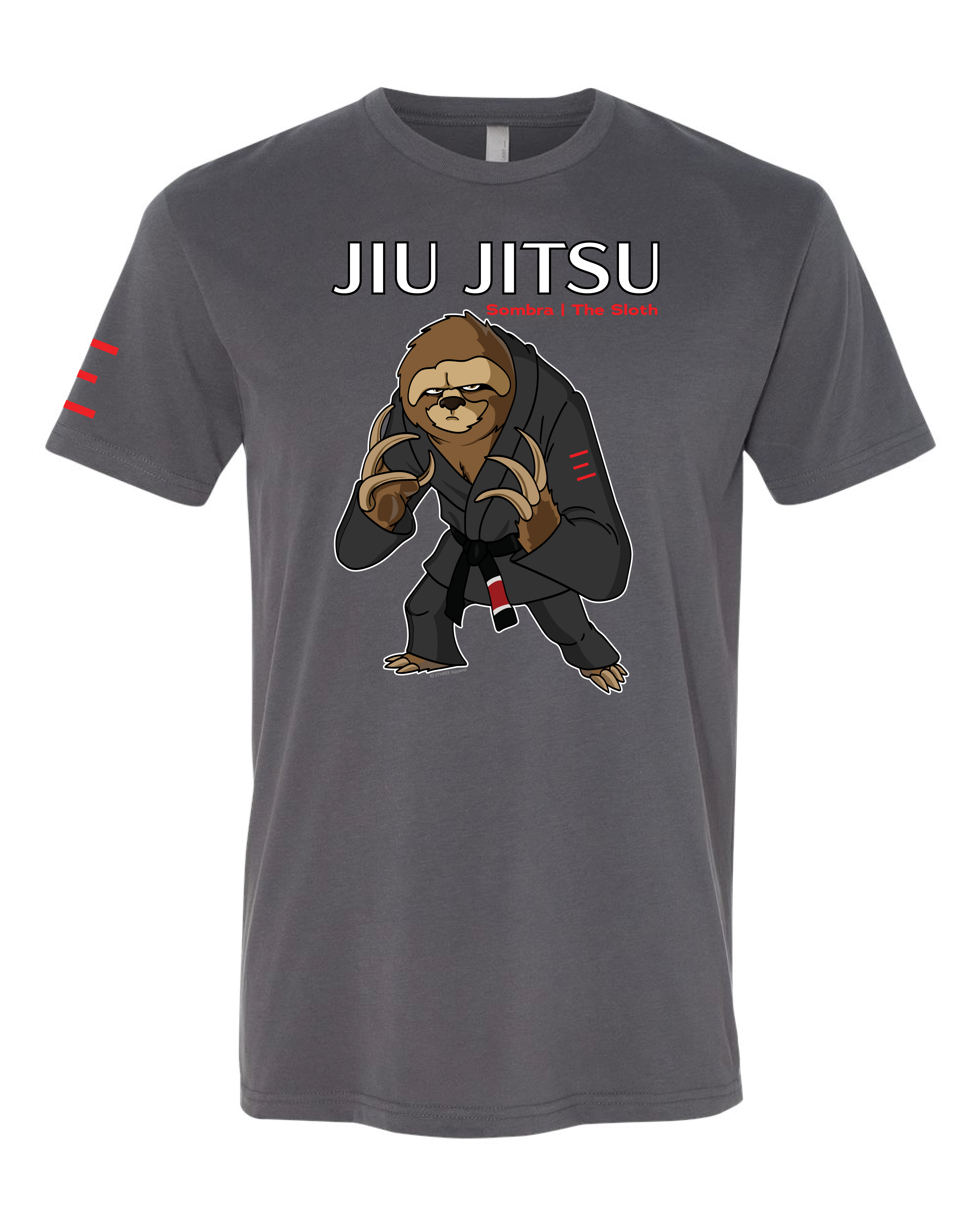 Sombra the Methodical Sloth – Adult BJJ Premium T-shirt
