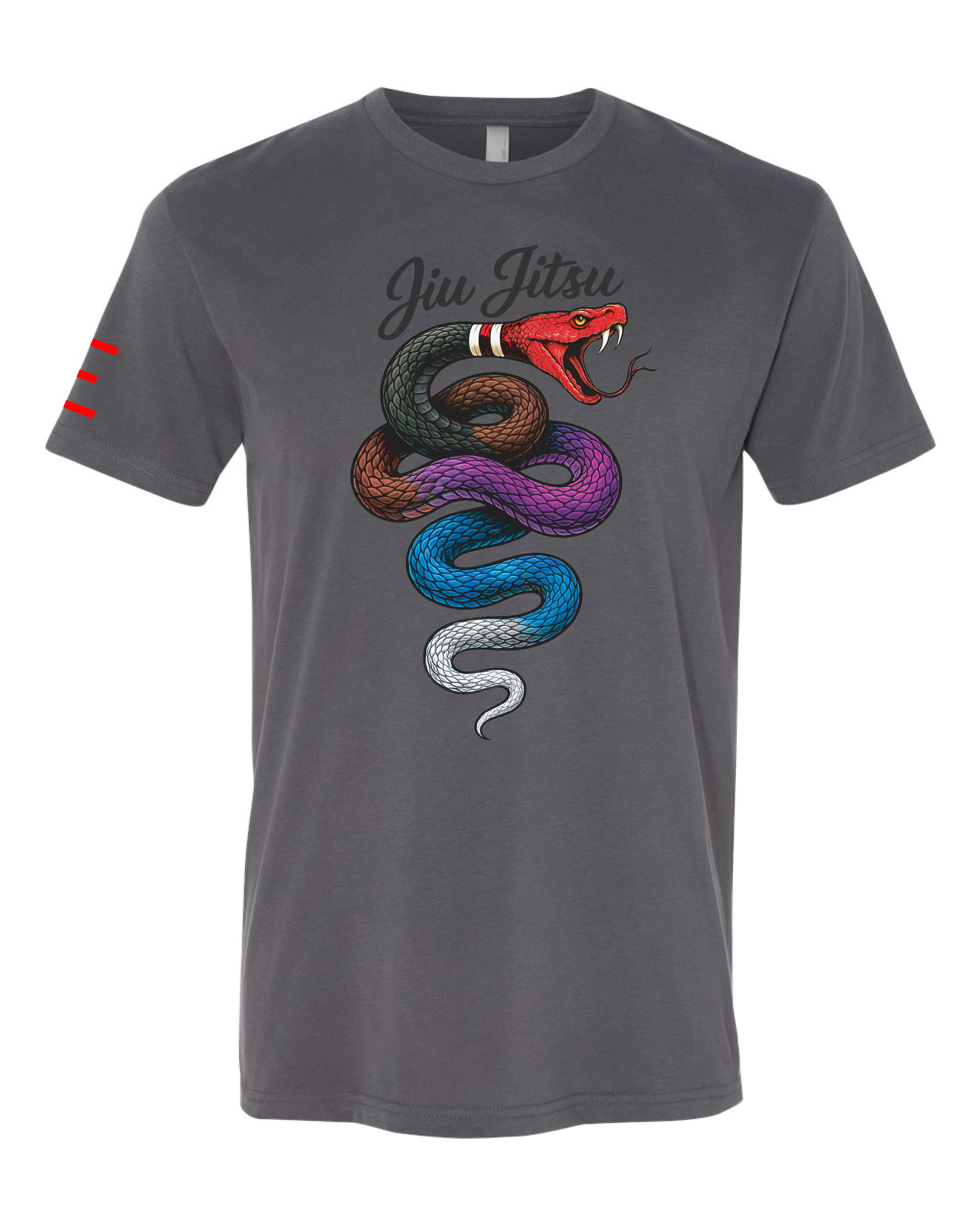BJJ Belt Snake T-Shirt – Adult BJJ Premium T-shirt 