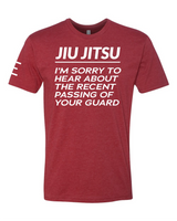 Jiu-Jitsu - I’m Sorry to Hear About the Recent Passing of your Guard - BJJ Funny Premium Shirt