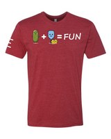 Pickle + Paddle = Fun Pickleball T-Shirt - Cute and Playful Design