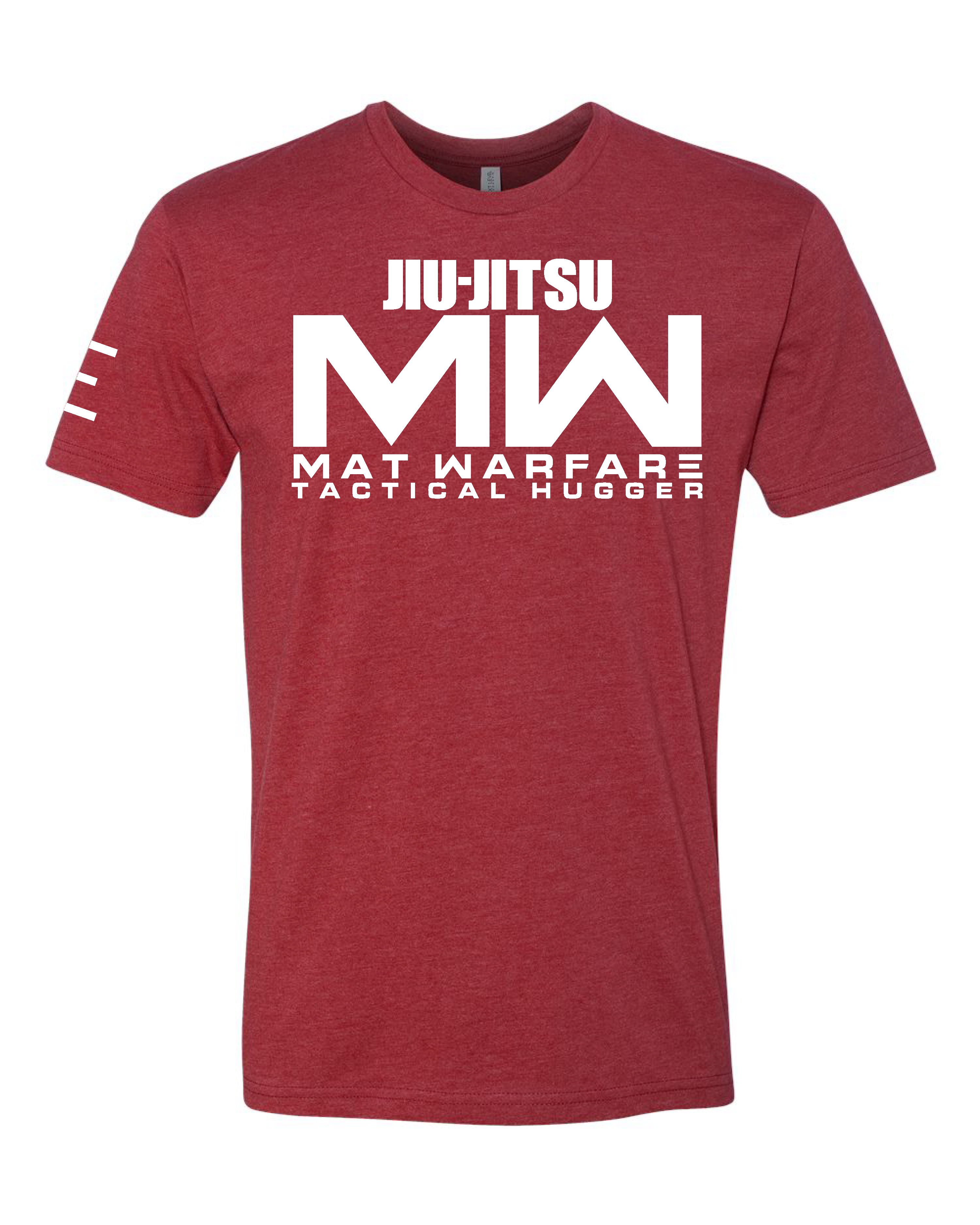 Jiu-Jitsu MW Tactical Hugger Tee - Mat Warfare Parody funny shirt 