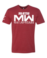 Jiu-Jitsu MW Tactical Hugger Tee - Mat Warfare Parody funny shirt